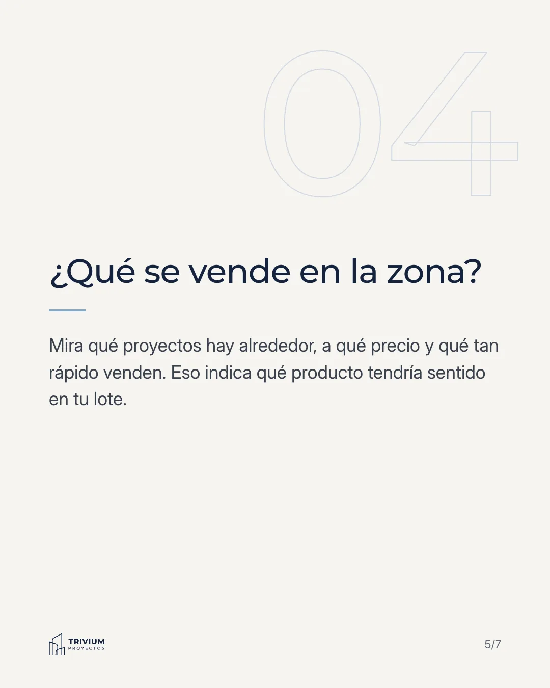 Antes de vender tu lote, responde estas cinco preguntas, lámina 5 de 7